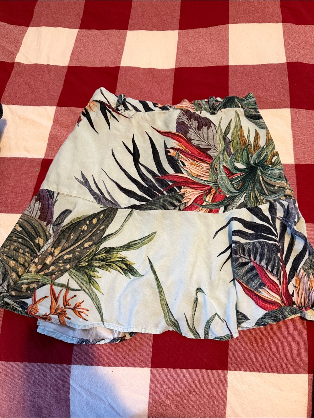 BluMarine Tropical Flare Mini Skirt